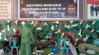Kodim 1425 Jeneponto Gelar Donor Darah