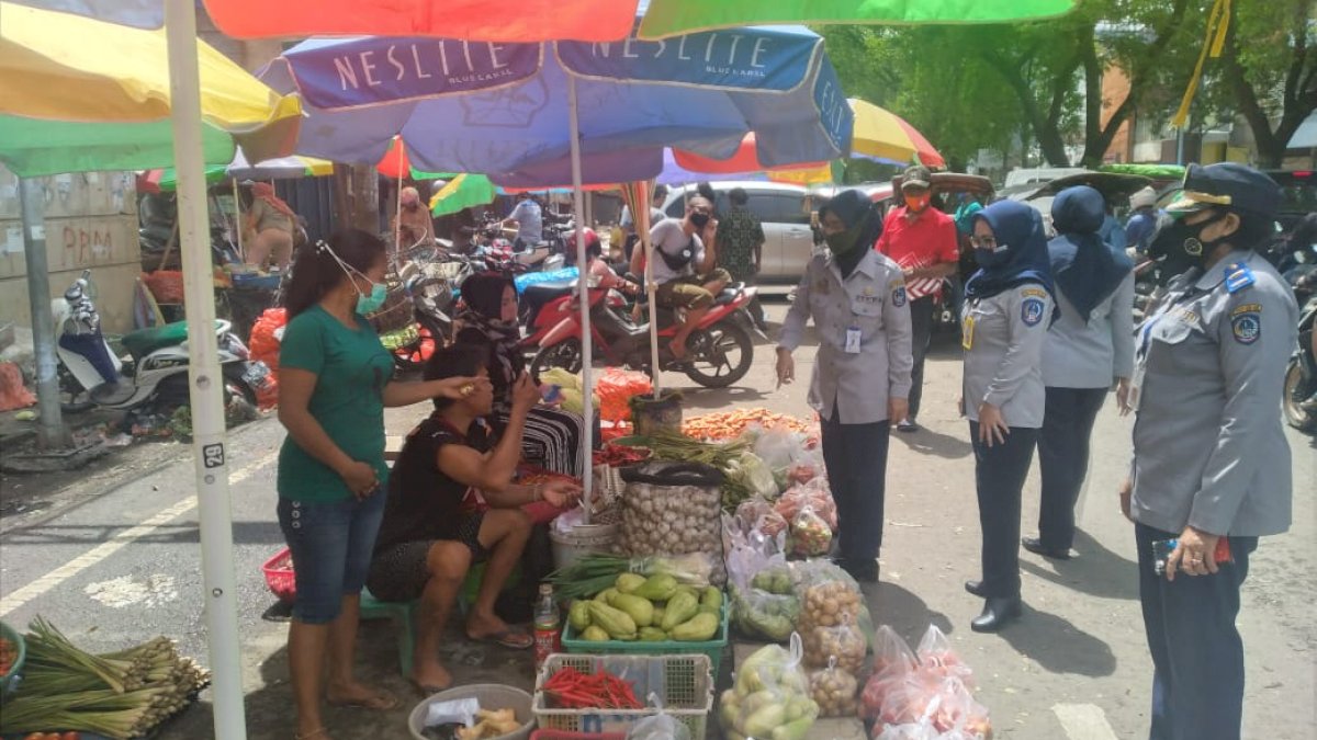 Tim Edukasi Dishub Sulsel Kampanye Protokol Kesehatan di Terminal
