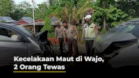 VIDEO: Kecelakaan Maut di Wajo, 2 Orang Tewas
