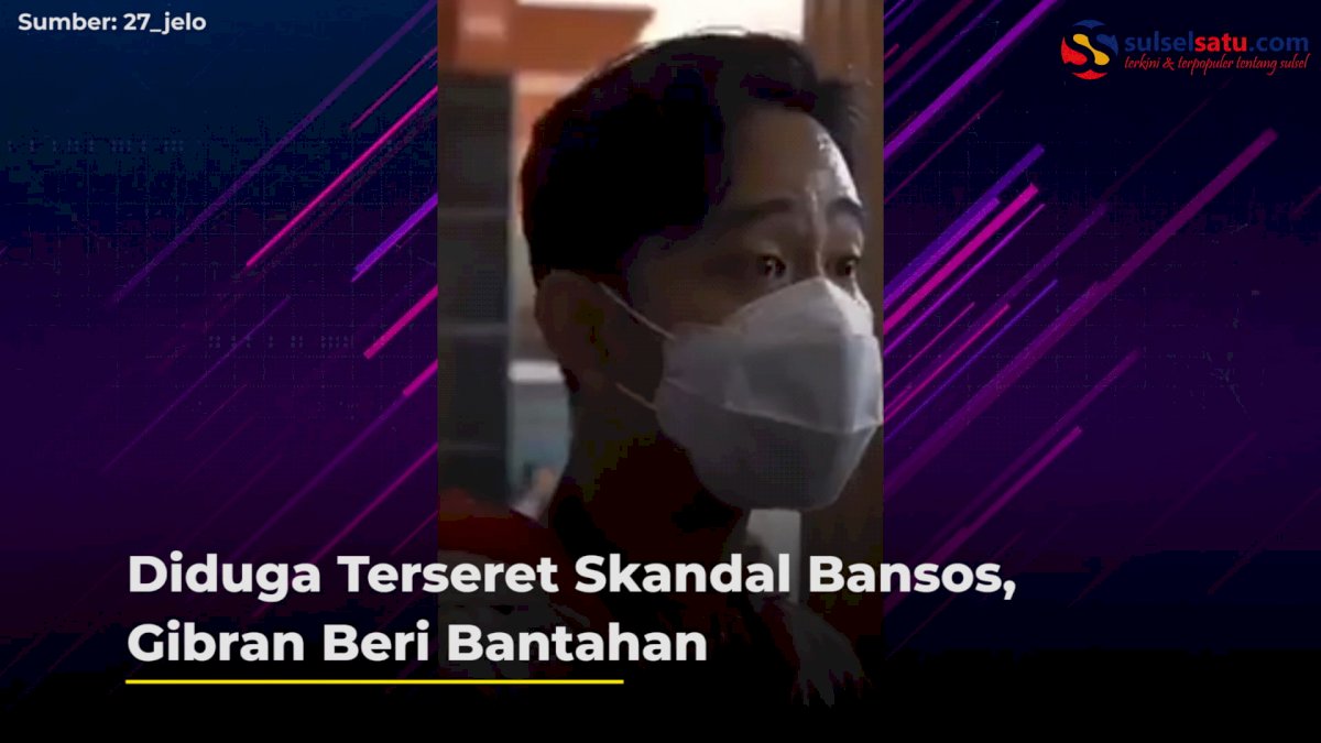 VIDEO: Diduga Terseret Skandal Bansos, Gibran Beri Bantahan