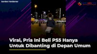 VIDEO: Viral, Pria Ini Beli PS5 Hanya Untuk Dibanting di Depan Umum