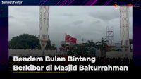 VIDEO: Peringati ke-44 GAM, Bendera Bulan Bintang Berkibar di Masjid Baiturrahman