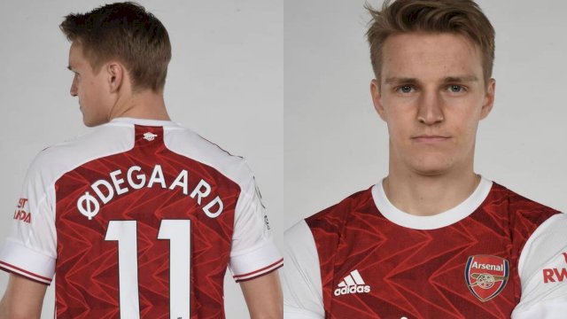 Martin Odegaard resmi bergabung dengan Arsenal. (Foto: AFK Transfer).