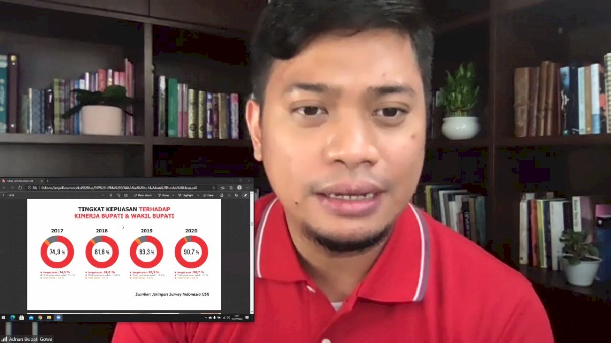 Milad ke-54 Tahun, Bupati Adnan Ajak HIPMA Gowa Berkontribusi Majukan Daerah