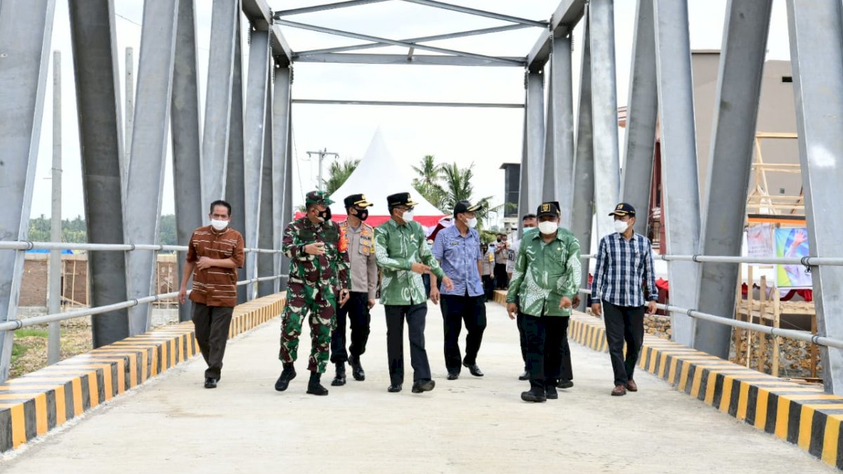 Jembatan Senilai 11 Miliar Diresmikan Nurdin Abdullah