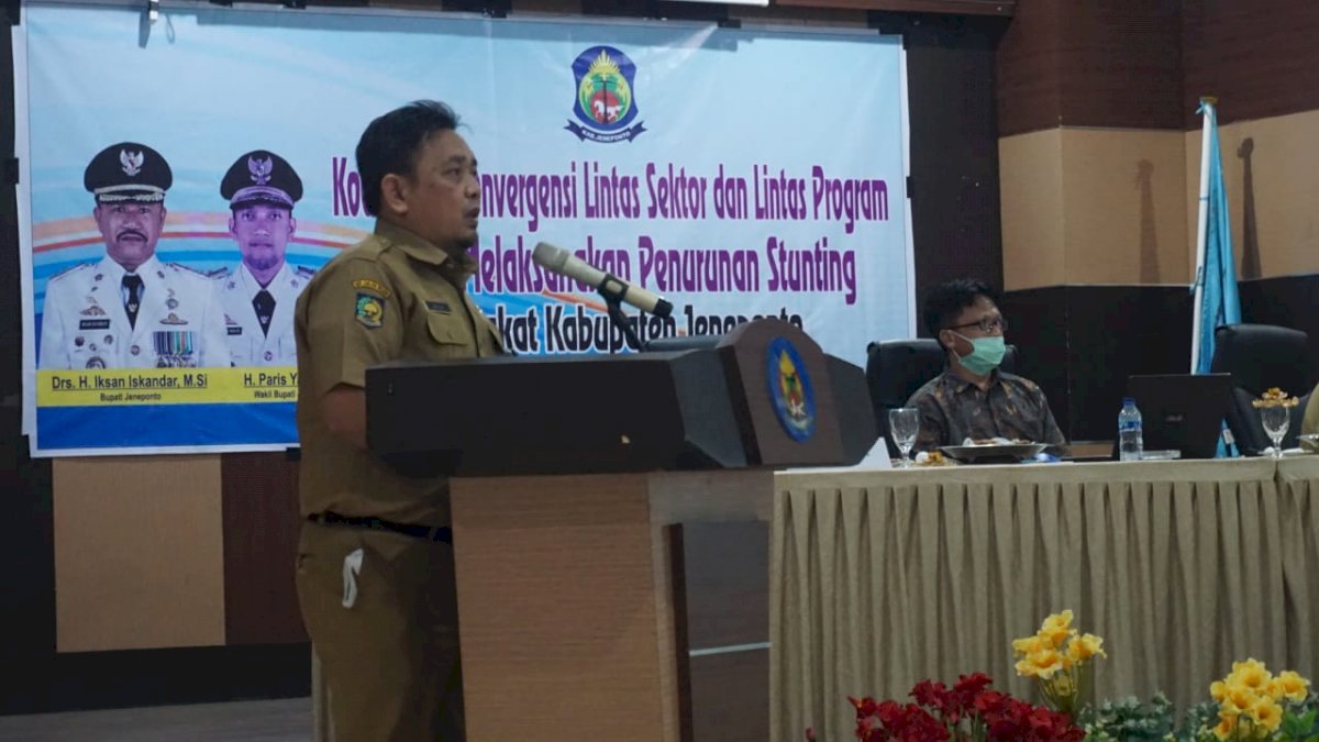 Bahas Pencegahan Stunting, Bupati Jeneponto: Kita Tidak Bisa Jalan Sendiri