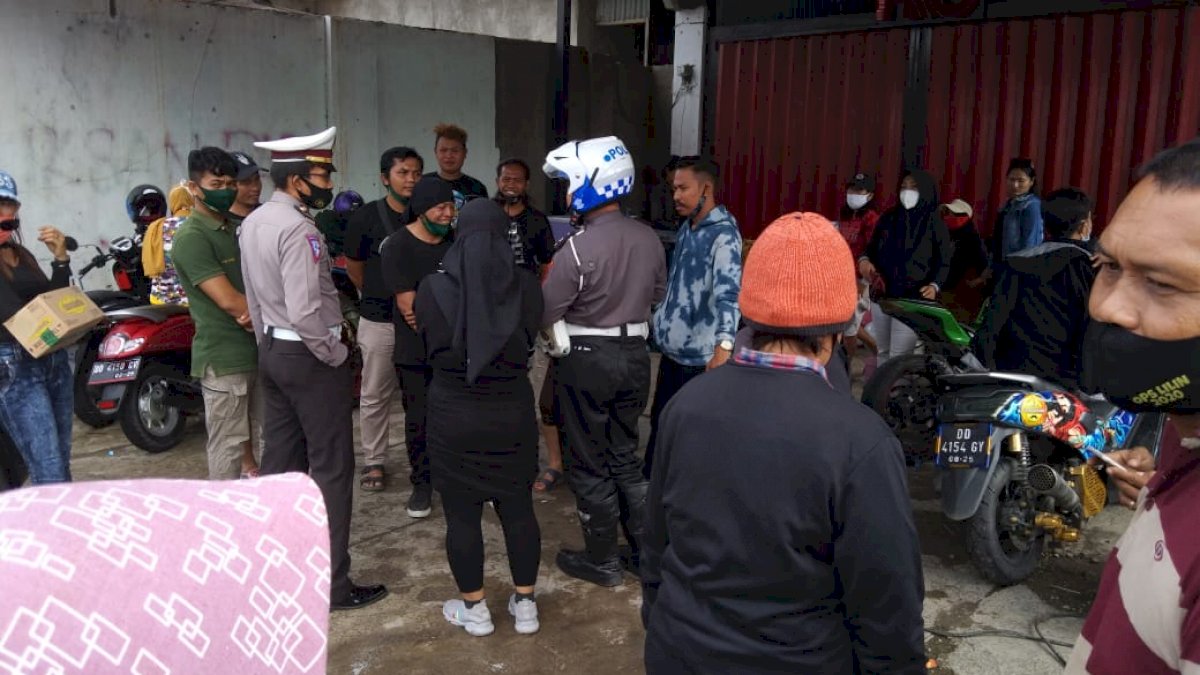 Polisi di Jeneponto Bubarkan Aksi Galang Dana Korban Gempa Sulbar