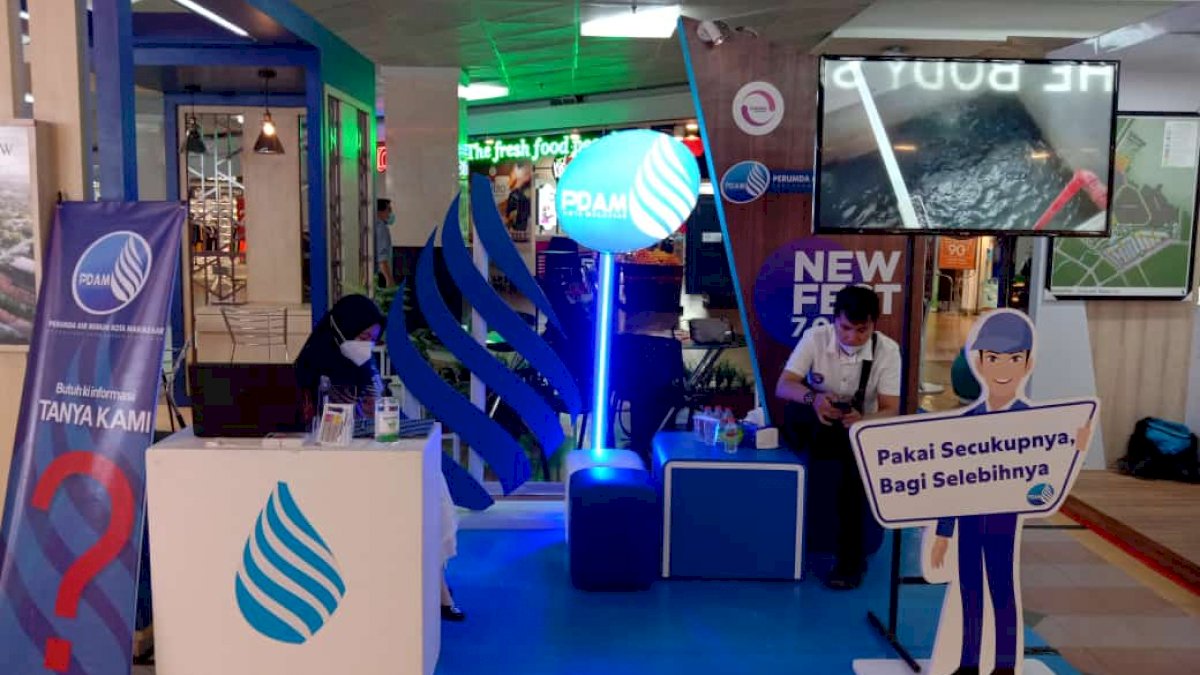 Mudahkan Pelayanan, PDAM Makassar Siapkan Stand di Pameran New Fest 7.0 2021