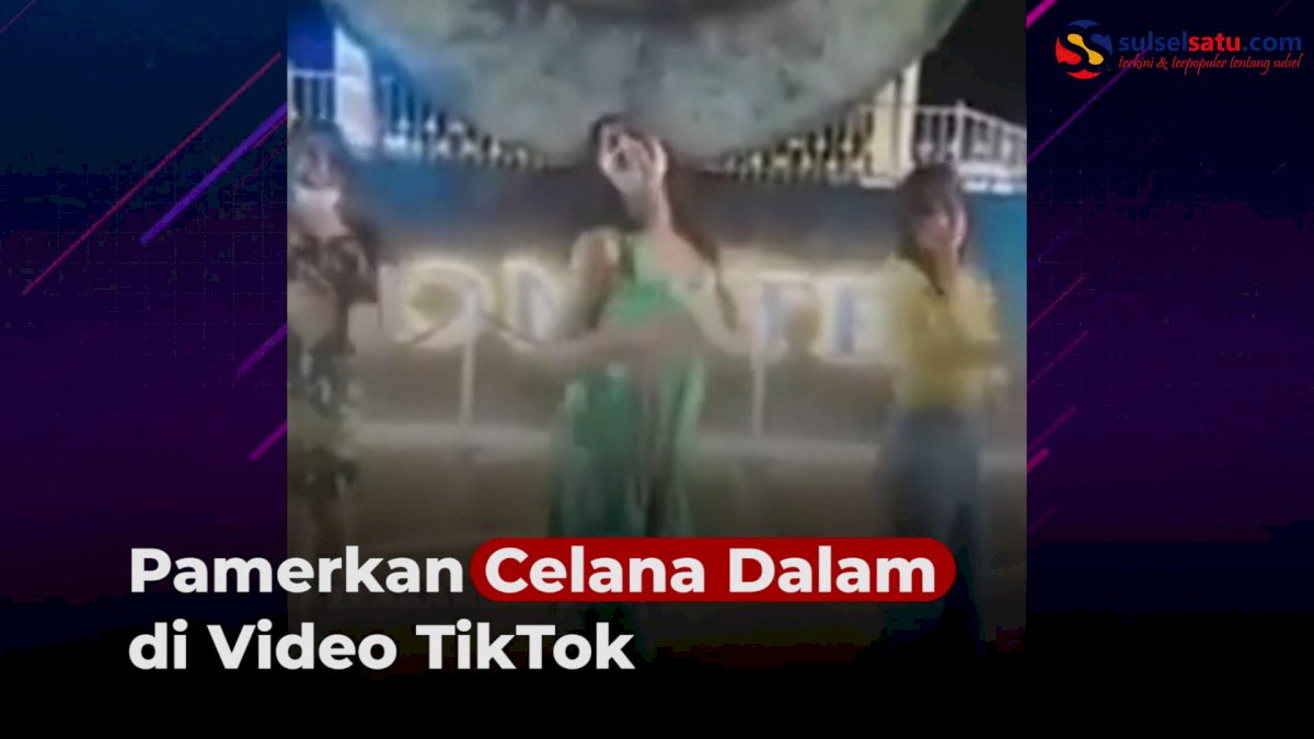 VIDEO: Pamerkan Celana Dalam di Video TikTok, Waria Ini Diamankan Polisi