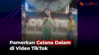 VIDEO: Pamerkan Celana Dalam di Video TikTok, Waria Ini Diamankan Polisi