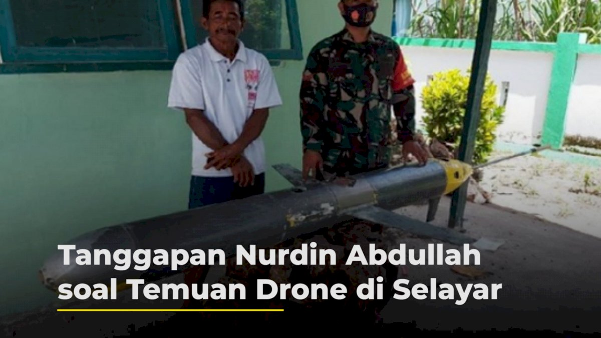VIDEO: Tanggapan Nurdin Abdullah soal Temuan Drone di Selayar