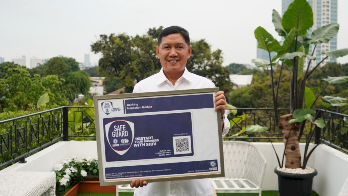 642 Cabang Pegadaian Raih Label SIBV Safe Guard, BUMN Paling Konsisten Protokol Kesehatan