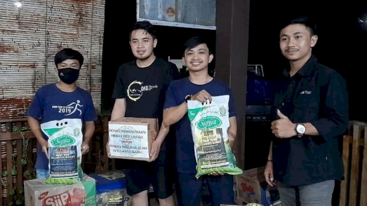 Himapol UINAM Kirim Bantuan untuk Korban Gempa Sulbar