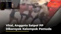 VIDEO: Viral, Anggota Satpol PP Dikeroyok Kelompok Pemuda