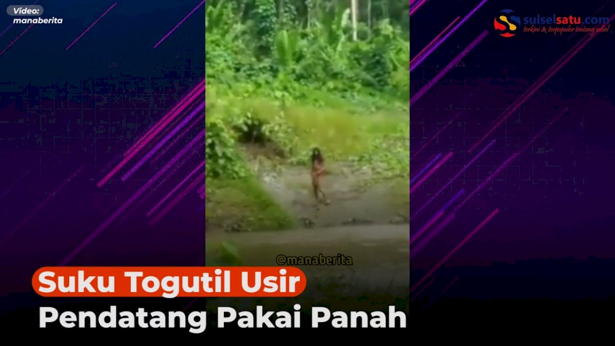 VIDEO: Suku Togutil di Hutan Halmahera Usir Pendatang Pakai Panah