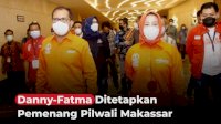 VIDEO: Danny-Fatma Ditetapkan Pemenang Pilwali Makassar