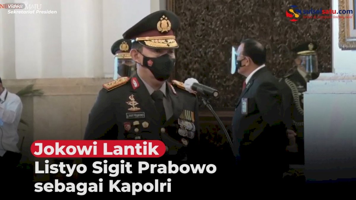 VIDEO: Jokowi Lantik Listyo Sigit Prabowo sebagai Kapolri