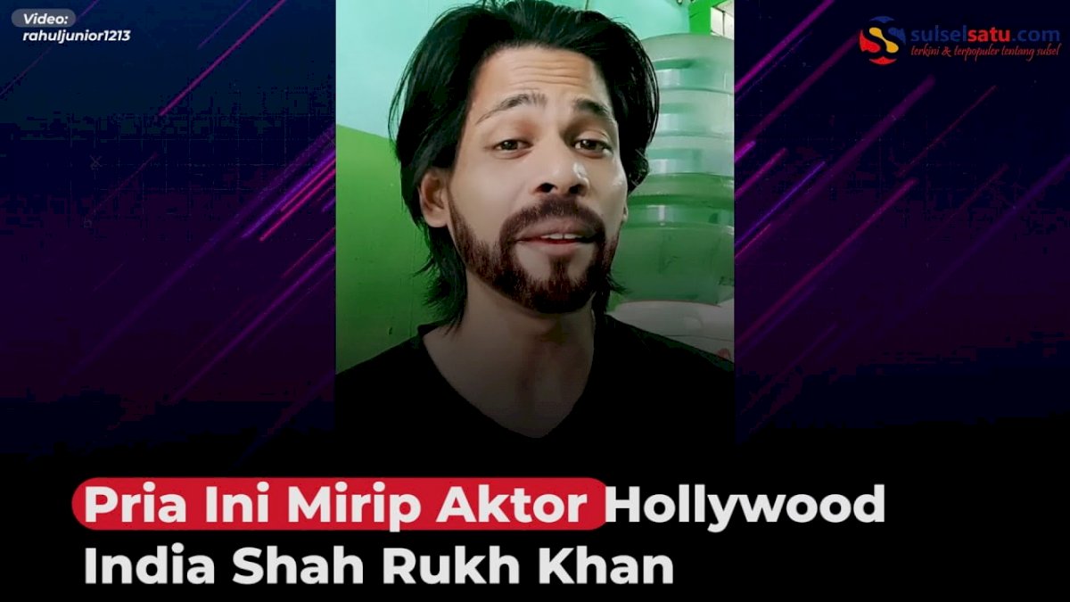 VIDEO: Pria Ini Mirip Aktor Hollywood India Shah Rukh Khan
