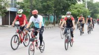 Gowes Kamtibmas Ala Brimob Polda Sulsel, Pantau Situasi dengan Bersepeda