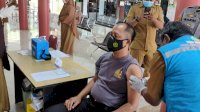 Kapolres Jeneponto Kembali Divaksin Covid-19 Tahap II, Ini Harapannya