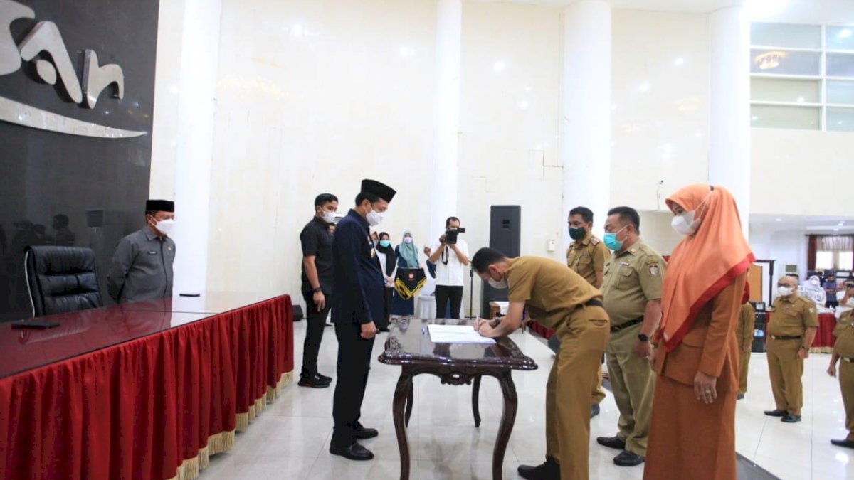 Jelang Akhir Masa Jabatan, Pj Walikota Lantik Pejabat Baru