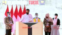 Jokowi Resmikan Bendungan Senilai Rp916 Miliar di Kampung SBY