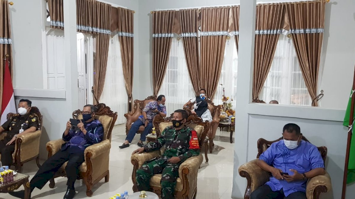 Forkopimda Parepare Vicon Dengan Menko Maritim, Bahas Penegakan Protkes