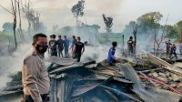 Dua Rumah Ludes Terbakar, 7 Ekor Kambing Terpanggang