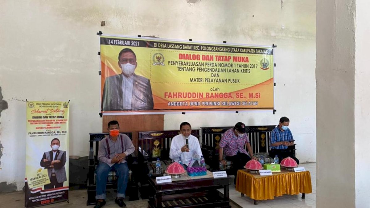 Fahruddin Rangga Sosper Pengendalian Lahan Kritis di Desa Lassang