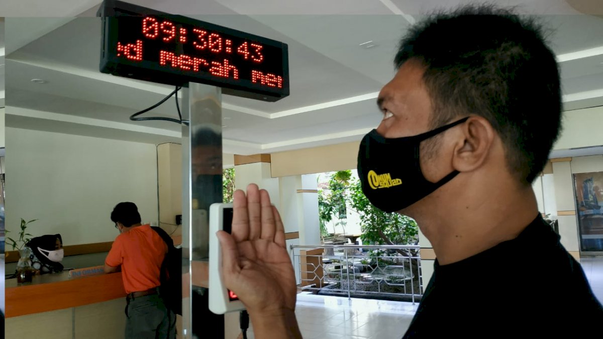 Kantor Walikota Parepare Siapkan Screening Otomatis Ukur Suhu