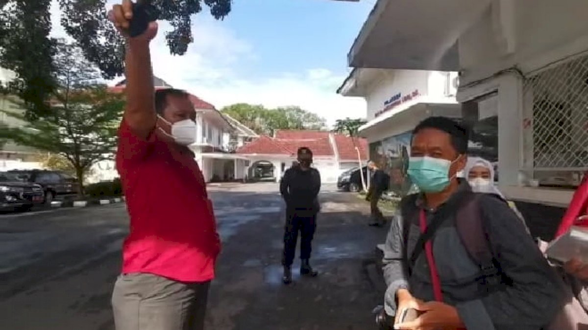 Wartawan Diusir Saat Gladi Pelantikan Kepala Daerah Terpilih di Rujab Gubernur Sulsel