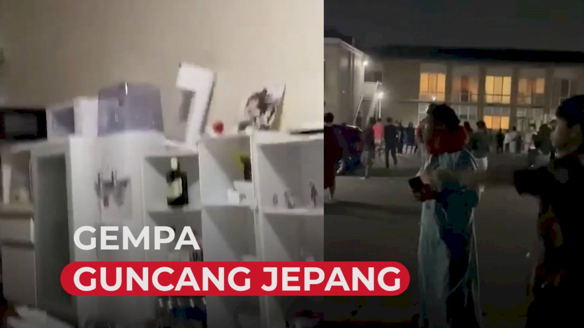 VIDEO: Detik-detik Gempa 7.0 SR Guncang Jepang