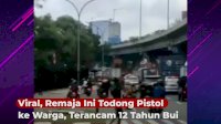 VIDEO: Viral, Remaja Ini Todong Pistol ke Warga, Terancam 12 Tahun Bui