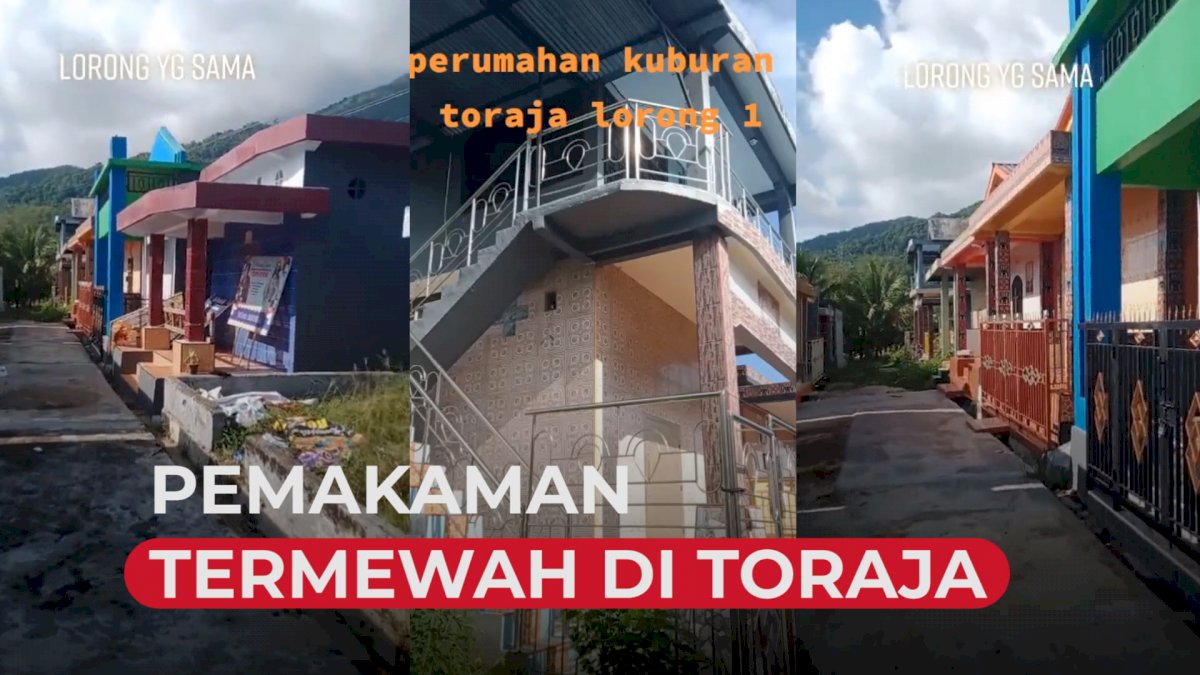 VIDEO: Pemakaman Mewah di Toraja, Mirip Perumahan