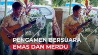 VIDEO: Pengamen Bersuara Emas di Makassar, Suaranya Mirip Penyanyi Asli