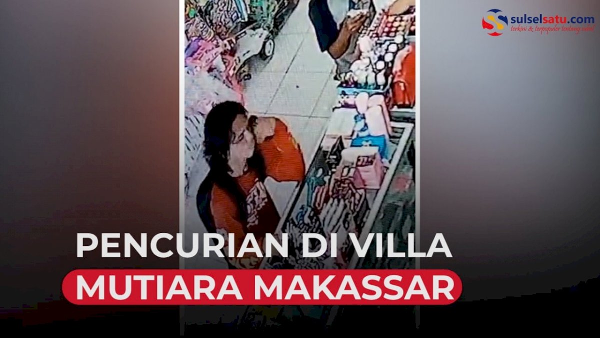 VIDEO: Pencurian di Villa Mutiara Makassar, Pelaku Pakai Baju Komunitas