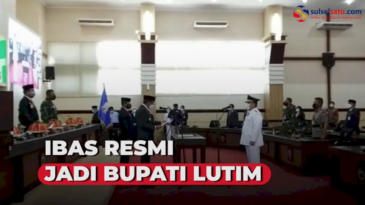 VIDEO: Resmi Dilantik, Jabatan Ibas Sebagai Bupati Lutim Hanya 6 Hari
