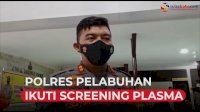 VIDEO: Polres Pelabuhan Makassar Ikuti Screening Plasma Konvalesen