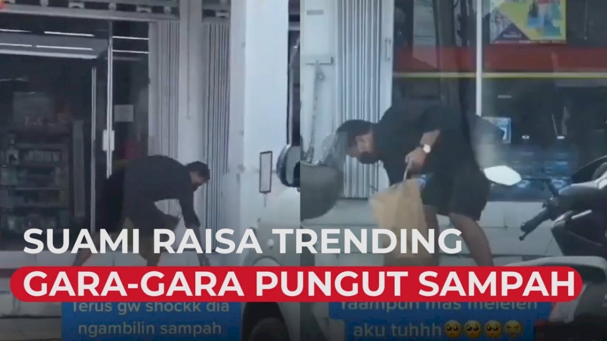 VIDEO: Pungut Sampah di Minimarket, Suami Raisa Trending di Twitter