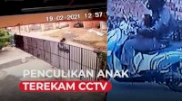 VIDEO: Penculikan Anak di Palembang Terekam CCTV