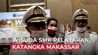 VIDEO: Kadisdik Sulsel Pimpin Upacara Wisuda SMK Pelayaran Katangka Makassar