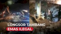 VIDEO: Longsor Tambang Emas Ilegal di Parigi Moutong Sulteng