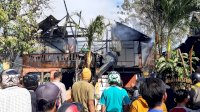 Rumah Seorang Purnawirawan Polri di Jeneponto Terbakar