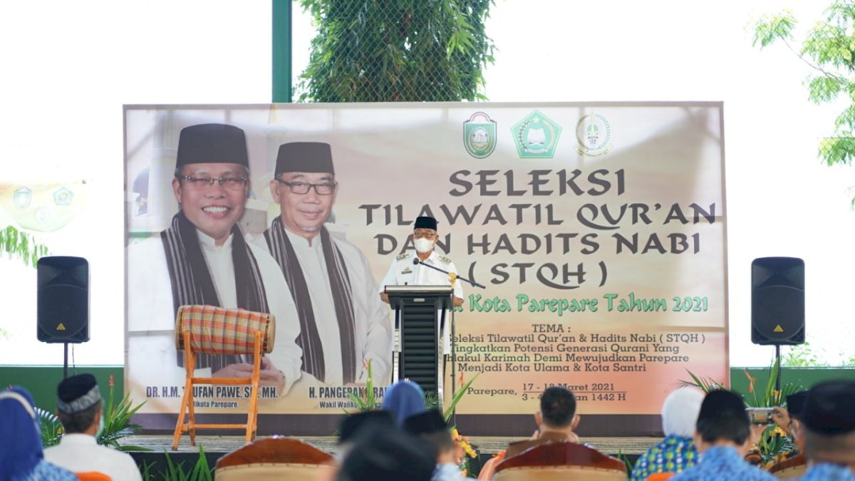 Wawali Parepare Pangerang Rahim Buka STQ Tahun 2021