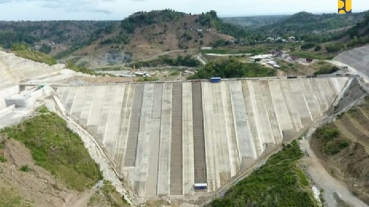 Tahap Akhir Konstruksi, Bendungan Karalloe Siap Suplai Air Irigasi di Kabupaten Gowa