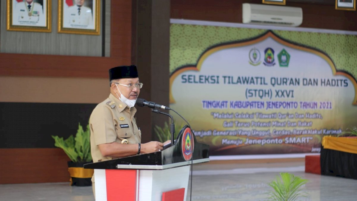 Seleksi Tilawatil Quran dan Hadist Resmi Dibuka, Ini Pesan Bupati Jeneponto