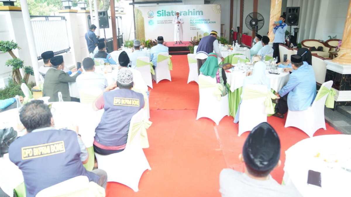 Silaturahim dengan BKPRMI, Plt Gubernur Sulsel Dorong Sinergitas Program