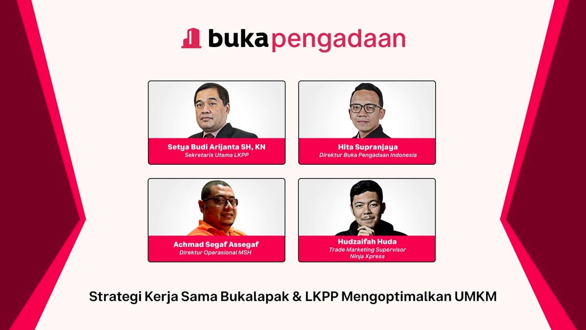 Bukapengadaan Beri Layanan Pembiayaan Pengadaan Bagi UMKM