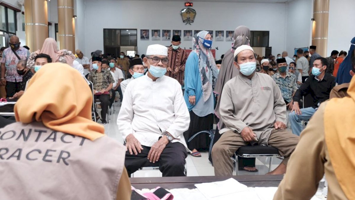 Jelang Ramadan, Imam dan Marbot Masjid di Gowa Divaksin Covid-19
