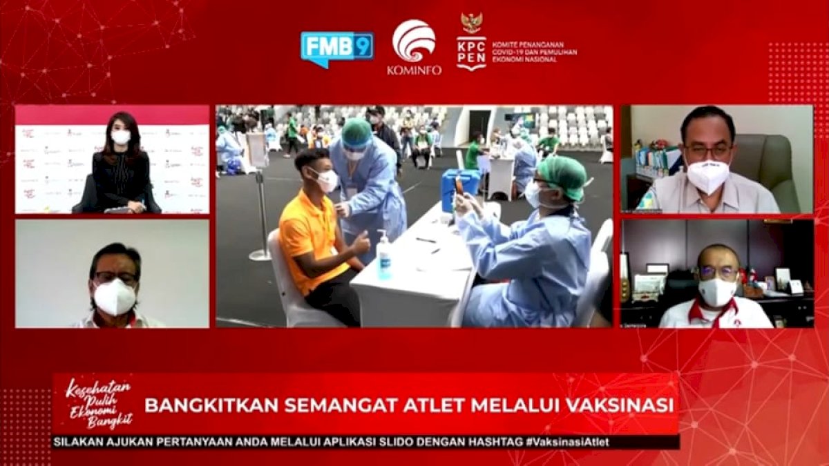 Kemenkes Mulai Vaksinasi Para Atlet, Persiapan PON